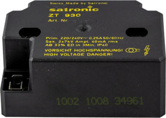 Zündtrafo Satronic/Honeywell ZT 930/4mm