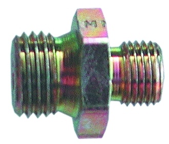 Schlauchnippel 1/4"xM10x1 mit Dichtfläche