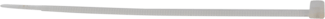 Kabelbinder weiss 2,5x100mm Paket à 100Stk.
