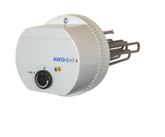 Flansch-Heizkörper 10,0 kW AHFOR-BI-A-10.0, Ø180mm