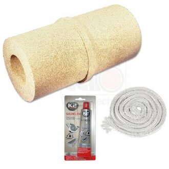 Set Schalldämpfkörper D 130mm eins. Druck