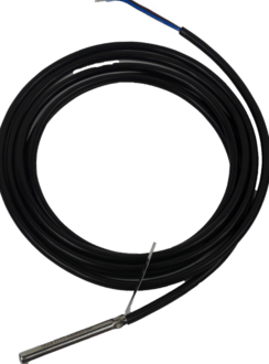 Warmwasserfühler NTC 12kOhm 2m lang, Tauchhülse 6mm