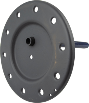 Flanschdeckel mit Tauchrohr 10-Loch für TS 150/200