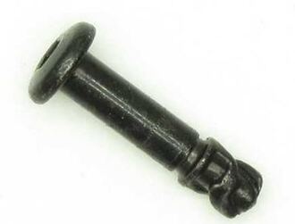 Verschlusszapfen RE/GE 1H Rapier 6x23 mm, schwarz