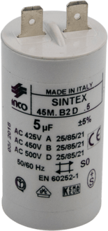 Kondensator SINTEX 5 µF 45M für E-Motor 90W