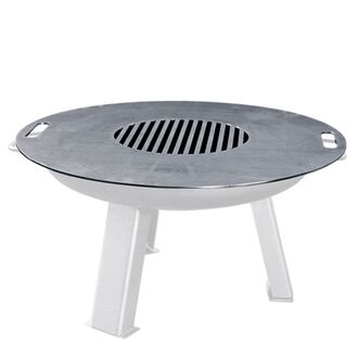 Grillplatte mit Rost Ø 650mm für Feuerschale Ø 550mm