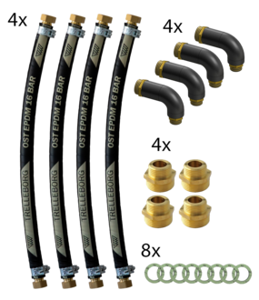 Anschluss-Set Cubic Flexcap